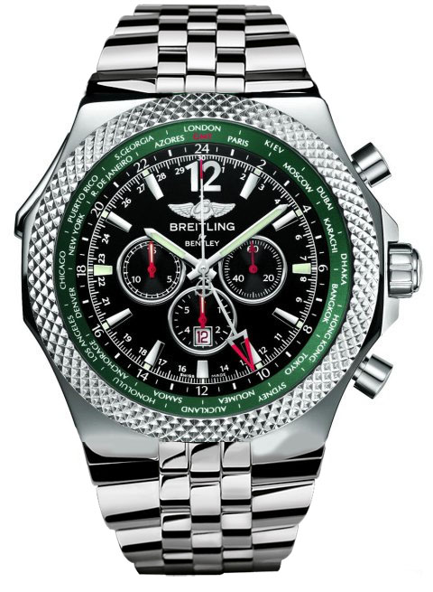 fake Breitling Bentley GMT Chronograph A4736254 / B919-SS watches for sale